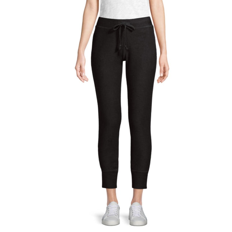 Phat Buddha Womens New Bowery Sweats Caviar Small
